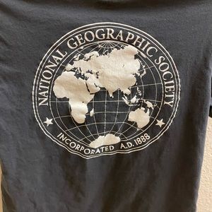 National Geographic Grey Tee